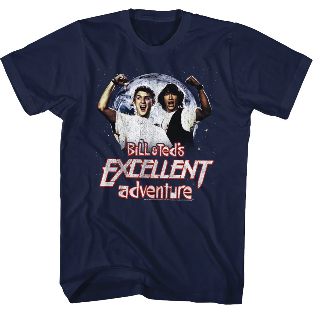 Distressed Bill And Teds Excellent Adventure Tshirt
